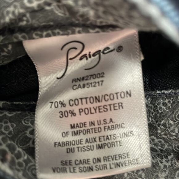 Paige Verdugo Jegging 25 Womens Skinny Jeans Dark Wash Denim Casual - Picture 6 of 6